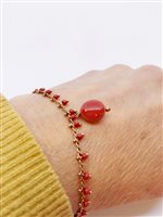 Bracelet Rosso Prezioso Femme in  Alliage Métallique Corallo BR4 - BR4